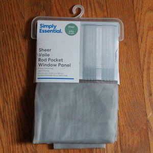 Simply Essential Sheer Window Panel